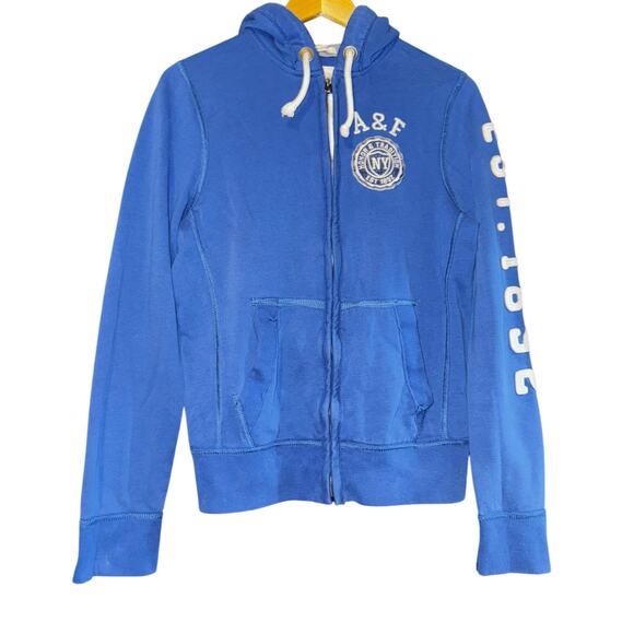 Abercrombie & Fitch Other - Abercrombie & Fitch NY Muscle Hoodie Sweatshirt Muscle Y2K Patch Spell Out Men S
